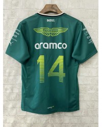 T-shirt Aston Martin Aramco Cognizant F1 2025 Fernando Alonso Team Driver Homme