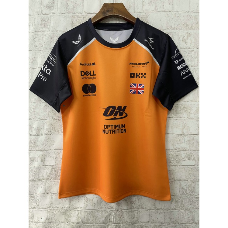 T-shirt Mclaren Lando Norris Orange 2025 Homme