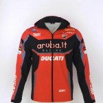 Veste Softshell Capuche Ducati Homme 2025 MotoGP Blouson Coupe Vent DCT7