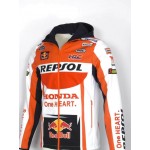 Veste Softshell Capuche Honda Homme 2025 Blouson Coupe Vent Moto Cross HA62