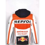 Veste Softshell Capuche Honda Homme 2025 Blouson Coupe Vent Moto Cross HA62