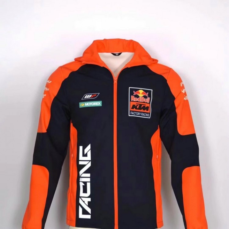 Veste Softshell Capuche Red Bull KTM Racing 2025 MotoGP Blouson Homme RB57