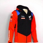 Veste Softshell Honda HRC Homme 2025 Blouson Capuche Coupe Vent Moto Cross HA01