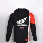 Veste Softshell Honda HRC Homme 2025 Blouson Capuche Coupe Vent Moto Cross HA44