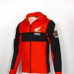 Veste Softshell Honda HRC Homme 2025 Blouson Capuche Coupe Vent Moto Cross HA63