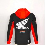 Veste Softshell Honda HRC Homme 2025 Blouson Capuche Coupe Vent Moto Cross HA63