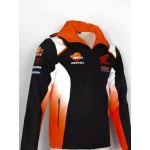 Veste Softshell Honda HRC Homme 2025 Blouson Capuche Coupe Vent Moto Cross HA78