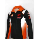 Veste Softshell Honda HRC Homme 2025 Blouson Capuche Coupe Vent Moto Cross HA78