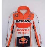 Veste Softshell Honda HRC Homme 2025 MotoGP Blouson Coupe Vent HR103