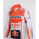 Veste Softshell Honda HRC Homme 2025 MotoGP Blouson Coupe Vent HR103