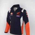 Veste Softshell Honda HRC Homme 2025 MotoGP Blouson Coupe Vent HR253