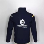 Veste Softshell Husqvarna Homme 2025 Blouson Moto GP Bleu Marine