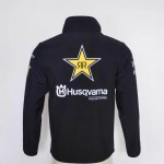 Veste Softshell Husqvarna Rockstar 2025 Blouson Moto GP Homme Noir