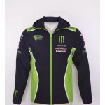 Veste Softshell Kawasaki Racing Capuche Homme 2025 Blouson MotoGP KW25