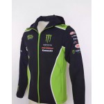 Veste Softshell Kawasaki Racing Capuche Homme 2025 Blouson MotoGP KW25