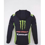 Veste Softshell Kawasaki Racing Capuche Homme 2025 Blouson MotoGP KW25