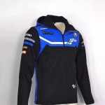 Veste Softshell Suzuki Ecstar Capuche Homme 2025 MotoGP Noir Bleu Mxgp