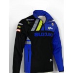 Veste Softshell Suzuki Ecstar Homme 2025 Moto GP Bleu Noir Mxgp