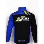 Veste Softshell Suzuki Ecstar Homme 2025 Moto GP Bleu Noir Mxgp