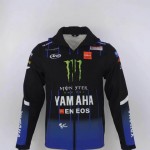 Veste Softshell Yamaha Capuche Homme 2025 MotoGP Coupe Vent Imperméable YA29