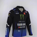 Veste Softshell Yamaha Capuche Homme 2025 MotoGP Coupe Vent Imperméable YA29