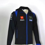 Veste Softshell Yamaha Capuche Homme 2025 MotoGP Coupe Vent Imperméable YA33