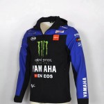 Veste Softshell Yamaha Capuche Homme 2025 MotoGP Coupe Vent Imperméable YA45