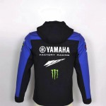 Veste Softshell Yamaha Capuche Homme 2025 MotoGP Coupe Vent Imperméable YA45