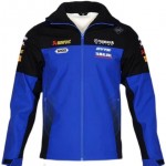 Veste Softshell Yamaha Capuche Homme Coupe Vent Imperméable Moto 2 En 1 YA12