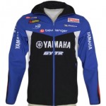 Veste Softshell Yamaha Capuche Homme Coupe Vent Imperméable YA25 Moto 2 En 1