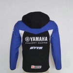 Veste Softshell Yamaha Capuche Homme Coupe Vent Imperméable YA25 Moto 2 En 1