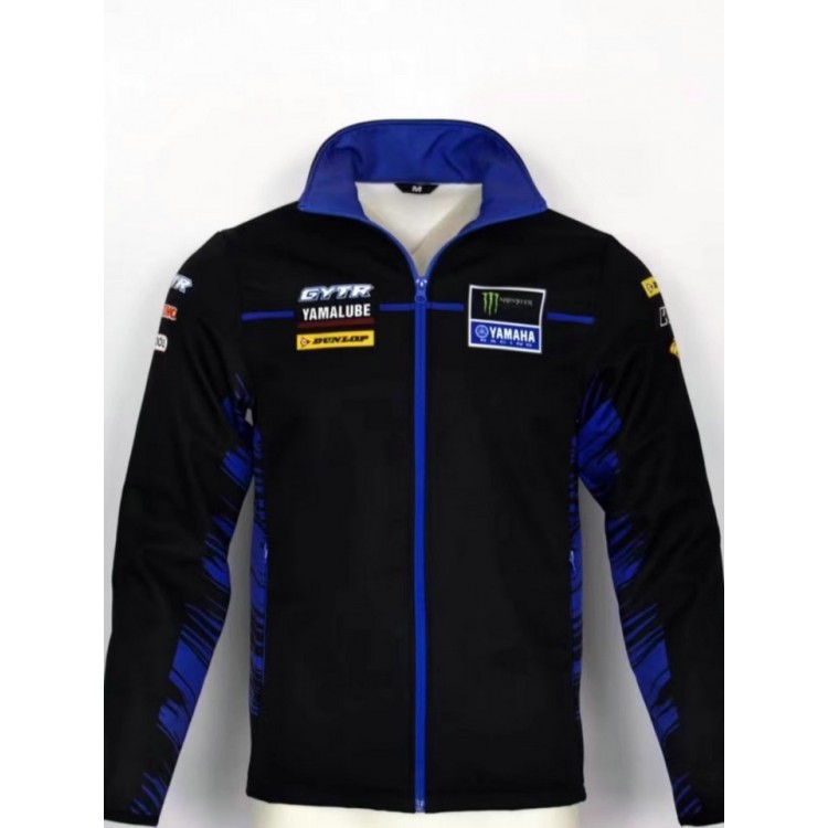 Veste Softshell Yamaha Homme 2025 MotoGP Coupe Vent Imperméable YA74