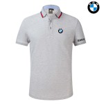 2022 Polo BMW Homme Logo sur La Manche Gauche Col Contrasté Extensible