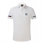 2022 Polo BMW Motorsport Homme Coton Mercerisé Col Contrasté Manche Courte