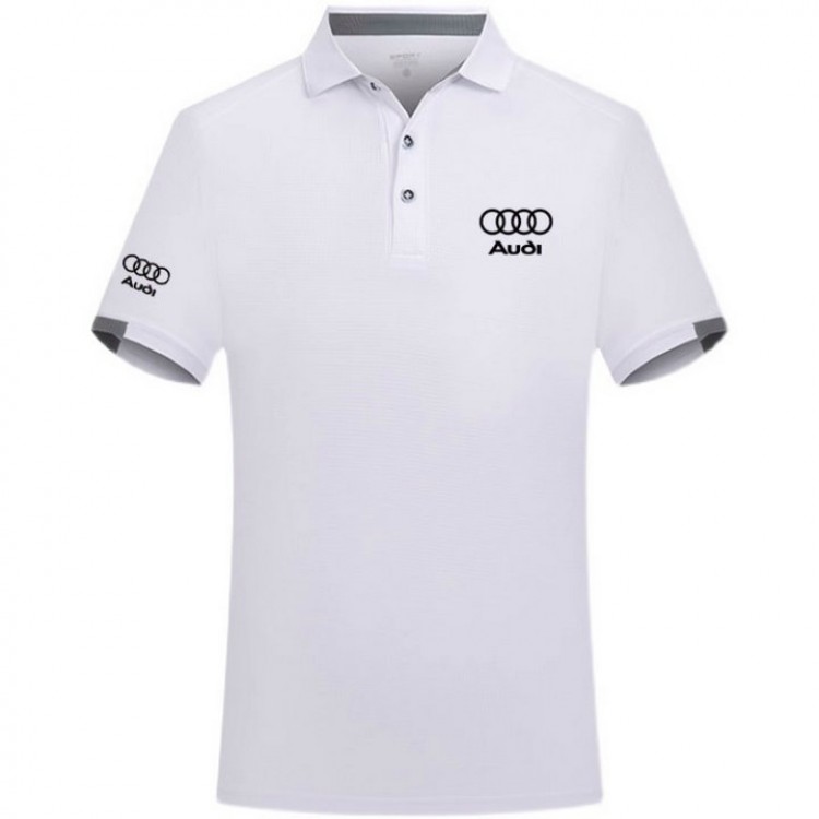 2023 Polo Audi Sport Homme Séchage Rapide Respirant Polos été pour Hommes