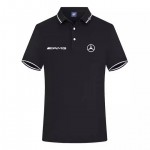 2023 Polo Mercedes AMG régular Homme avec Logo Poitrine Coton Homme