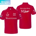 2024 Polo Mika Hakkinen Mercedes-Benz Coton Homme Manche Courte