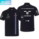 2024 Polo Williams Randstad Racing F1 Formula One Coton Homme