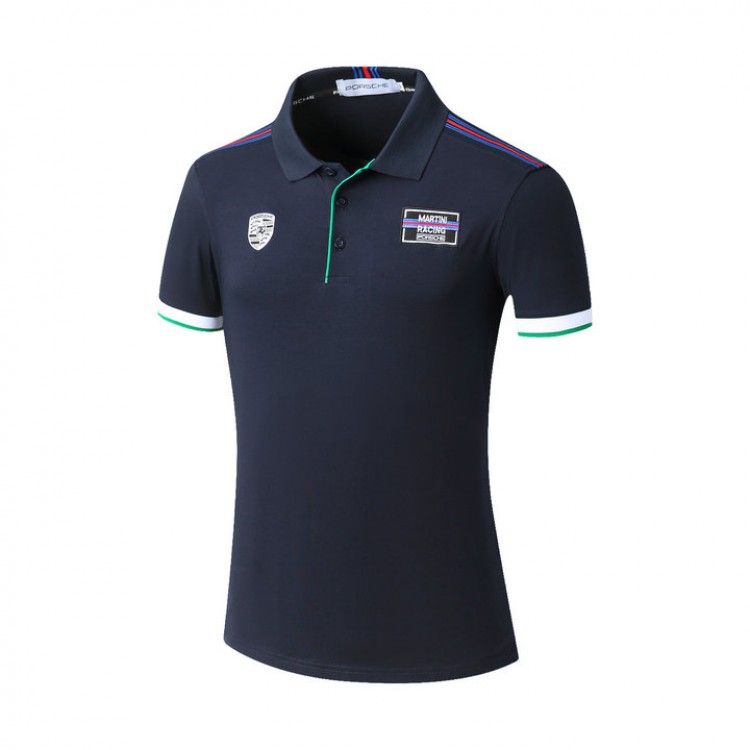 2024 Popular Polo Porsche Martini Racing Homme Bleu Marine