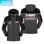 2024 Veste BWT Racing Point F1 Team Capuche Coupe-vent Homme