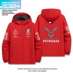 2024 Veste Hiver Mercedes AMG Petronas F1 No.44 Lewis Hamilton Capuche Homme