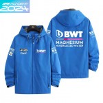 2024 Veste Imperméable BWT Racing Point F1 Team Capuche Homme