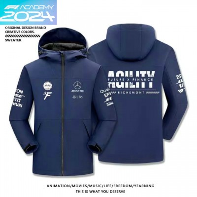 2024 Veste Imperméable Mercedes AMG Agility Capuche Homme