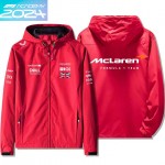 2024 Veste McLaren F1 Coupe-vent Imperméable Capuche Homme