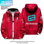 2024 Veste Mercedes AMG Petronas Coupe-vent Imperméable Capuche Homme