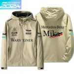 2024 Veste Mercedes-Benz Mika Hakkinen Capuche Coupe-vent Homme