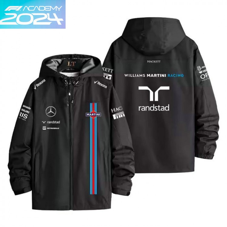 2024 Veste Williams Martini Racing Coupe-vent Imperméable Homme