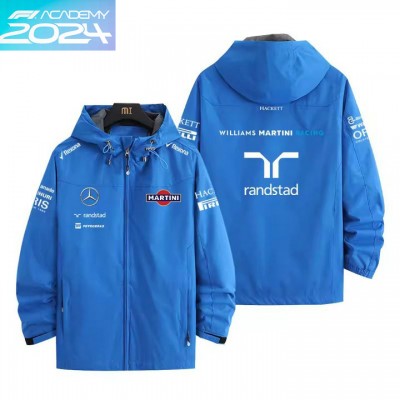 2024 Veste Williams Martini Racing Homme Coupe-vent Imperméable Blouson