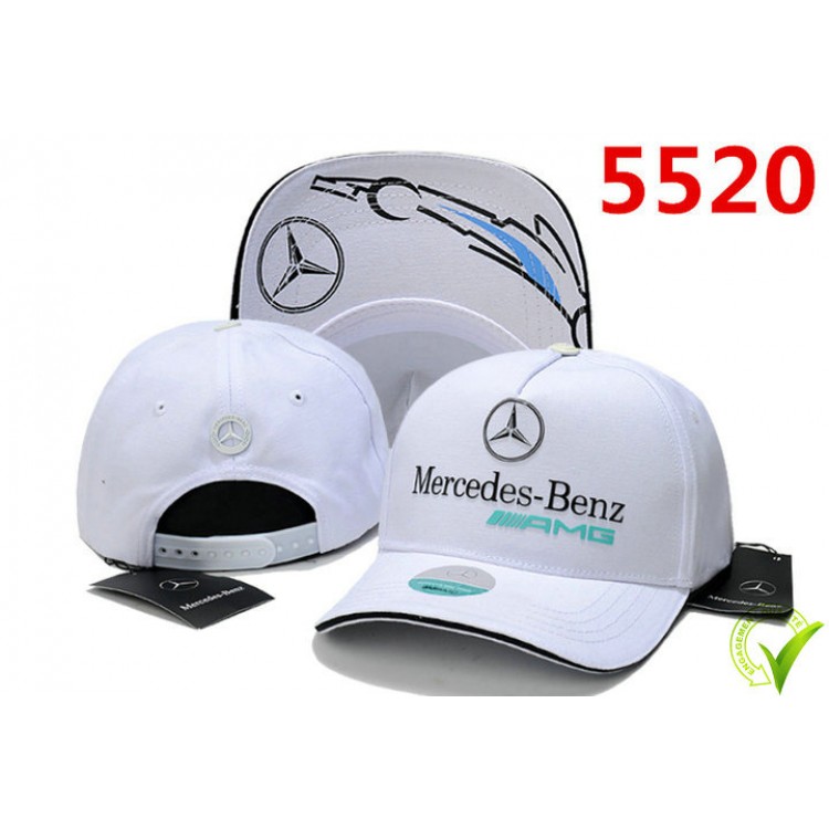 2022 Casquette de baseball Mercedes Benz Réglable avec logo AMG Coton Homme Femme