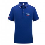 Polo Audi Homme Tennis Manches Courtes 2023 Polo Extérieur été Loisirs Sports T-Shirt